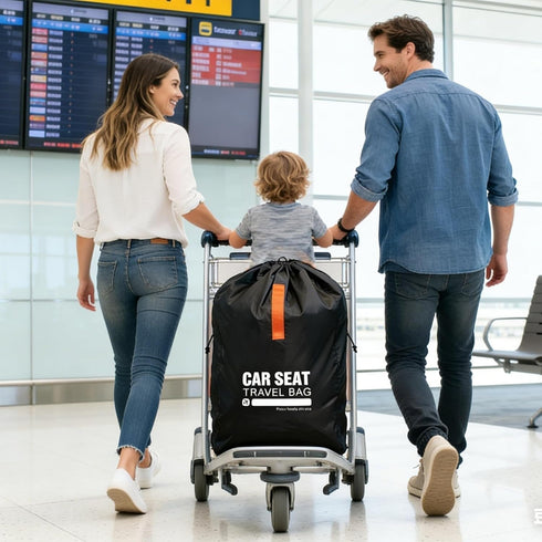 Kcicephine Car Seat Travel Bag for Airplane,Gate Check Storage Bag for Car Seat Airport,Universal Car Seat Bags