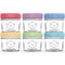 KeaBabies 6pk 4oz Glass Baby Food Containers with Lids - Leak-Proof, Microwavable