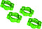 Traxxas Green Anodized-Aluminum 17Mm Splined Wheel Nuts for Vehicles