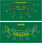 GSE Games & Sports Expert 36" x 72" Double-Sided Casino Layout Felt,