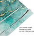 Haskirky 2 Abstract Marble Turquoise Pcs Cloth Diaper Wet Dry Bags,Waterproof and Washable Bag for Travel Reusable Wet