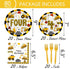 80 4th Letromp Pcs Construction Birthday Decorations Construction Four Years Old Disposable Paper Dinner Plates Napkins
