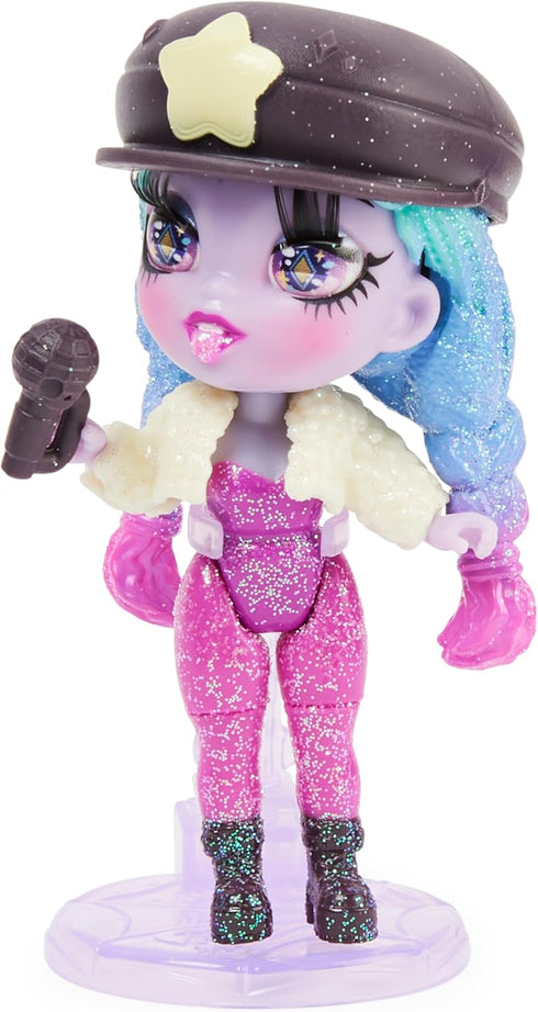 Surprise Collectible Zombie Figure, Doll Accessories & Coffin, 3.5-inch, Kids Toys for Girls