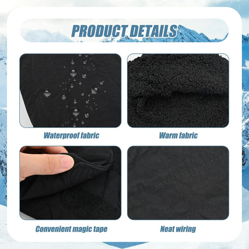 Ksheria Winter Stroller Gloves, Hand Muff for Cold Weather, Universal Ultra-Plush Winter Stroller Mittens for Baby