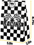 24 Pack Race Car Party Candy Favor Bags with Stickers, Race Car Themed Birthday Party Supplies