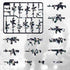 51 Pcs Toy Soldiers Figures US Camouflage Weapons Army Battle Toy Set - Military Accessories Kits for 3 Years Old and Up