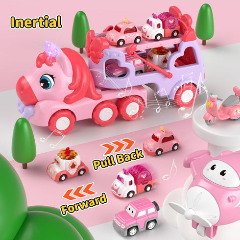 7 1 1 2 3 1-3 2-4, newcrave in Carrier Truck Toys for Year Old Girl Birthday Gifts, Princess Toddler Toys Age Toddler