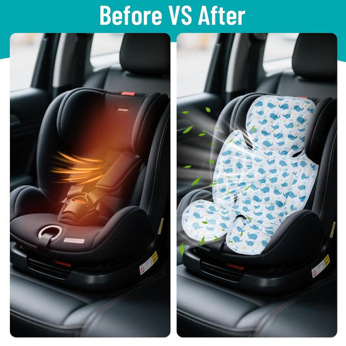 Summer KAKIBLIN Car Seat Cooling Pad, Stroller Cooling Pad for Baby, Universal Double Sided Cooler Pads Gel CarSeat