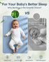 2 Pack 52x28in Yoofoss Baby Crib Sheets Viscose Derived from Bamboo, Fitted Crib Sheet for Boys Girls, Soft