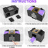 Automatic Card Shuffler, Battery-Operated Electric UNO Poker Shuffler for 2/1/4/6 Decks, Travel Home Card Game