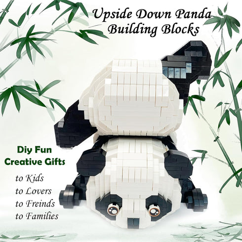 Panda Mini Building Block Set, Micro Animal Building Bricks for Adults, Miniature Animal Block Sets Gifts (1325 pcs)