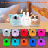 Night Light for Kids Soft Silicone Animal LED Lamp with White Noise, Touch Sensor & Rechargeable Cute Portable
