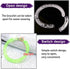 AMENON 24 Pack Glow In The Dark LED Bracelets for Kids/Adults, Flashing Light Up Party Favor, Classroom, Halloween