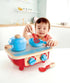 Set 6 Set, Playset Hape Toddler Kitchen | Wooden Piece Cooking Pretend Kitchen with Toy Stove, Frying Pan, Spoon