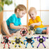 MFCoin 6Pcs Fingertip Gyro Toy Fidget Mechanical DIY Transformable Fidget Spinners Fidget Toys Robot Creative Chain