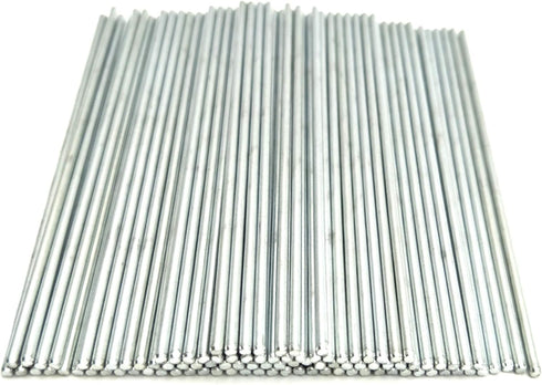 100Pcs Dia.2mm (2mmx100mm) EUDAX STEM Toys Shaft Round Rod Axles for DIY Toy RC Car Boat Helicopter Model Part