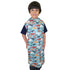 3 BIB-ON XL, Full-Coverage Bib and Apron Combination for Toddler, Kids Ages and Up. (Dinosaurs)