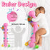 Tummy 3 6 12 LIGHTDESIRE Baby Toys Musical Caterpillar,Infant Toys Stuffed Animals with Ruler Design,Mirror,Pull