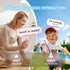 HoverBots 1000 2 Pack Video Walkie Talkies for Kids, Kids Walkie Talkies with Screen & Voice Changer, Feet Range