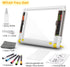 15 Inch 9-Color 5 10 Rechargeable LED Drawing Board, Light Modes Neon Art Light Up Writing Tablet Tracing Pad for Kids