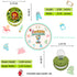 Large Size Pacifier for Anxiety: Cute Paci Large Shield for Sleep - Handle Binky with Pacifier Holder Clips Cartoon