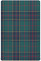 Kigai Red Blue Green Plaid Crib Sheet for Boys and Girls Jersey