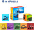 1.65 inch 1 2 3 Pairez Toys Magnetic Cubes for Toddler, Large Building Blocks Tiles, Construction Vehicles Puzzles Game