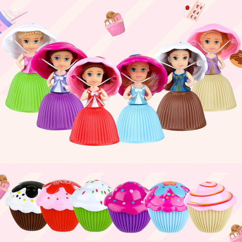 Beautiful Cake Doll Toy Surprise Cupcake Princess Doll Toys for Children Kid Transformed Scented Girls Funny Game Gift (6PCS)…