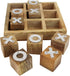 IBLAY Handmade Wooden Tic Tac Toe Game - Great Gift for All Occasions
