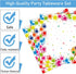 96 Pcs Art Plates and Napkins Party Supplies, Paint Tableware Set for Art Paint Birthday Baby Shower Serves 24