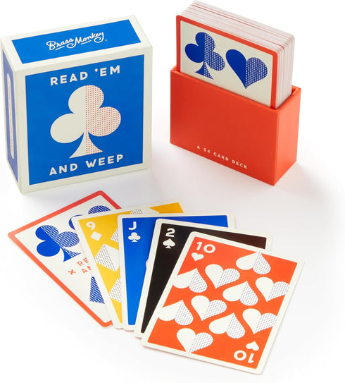 Brass Monkey Read Em and Weep - Vintage Inspired Playing Card Set
