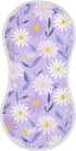 decor gift Cotton Neutral Burp Cloths Easy Care Sunflower Pastel Purple Yellow Baby spit