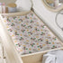 KuphiL10C Girls-16x32 Cartoon Mallard Duck Flowers Floral Leaves Baby Changing Pad Cover, Unisex Duck Nursery Diaper
