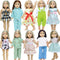 5 Set American 18 inch Doll Clothes and Accessories for Girl Dolls