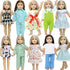 5 Set American 18 inch Doll Clothes and Accessories for Girl Dolls
