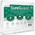SureGuard Mini Crib Mattress Protector - 100% Waterproof, Hypoallergenic Premium Fitted Cotton Cover for Portable Pack