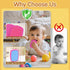 Sensory Magnetic Fidget Toys for Kids Adults, Silicone Fidget Slider Stress Anxiety Relief, Autism ADHD Sensory Toys