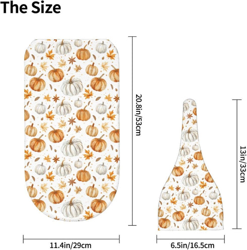 Sets Pumpkins and Anise Stars Newborn Swaddle Blankets Hat Soft Baby Receiving Blanket Swaddle Sack for Baby Shower