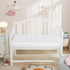 2 Pack 52" 28" 8" Horbaunal Satin Crib Sheets for Baby, x x Silky Fitted Crib Sheets, Soft Toddler Sheet Baby Mattress