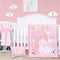 JISEN 5 Piece Crib Bedding Set for Girls Unicorns Baby Girl Bedding