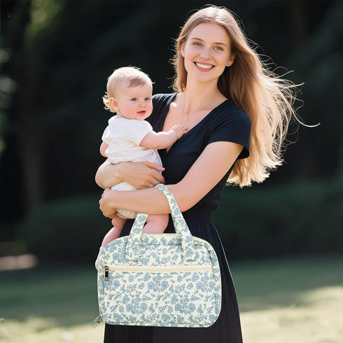 Momcozy, rain bunny Cotton Quilted Wearable Breast Pump Bag Compatible With Elvie, Willow and Pumping Bag for Work