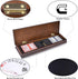 Set 2 3 Sets AMEROUS Wooden Cribbage Board Game with Magnetic Lock - Metal Pegs - Playing Cards - Continuous Track