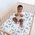 4-Pack Set The Peanutshell Fitted Crib Sheet - Super Soft & Breathable Baby Boy Crib Sheets, Nursery Decor, Fit