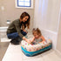 Mommy's Helper Inflatable Under The Sea Baby Bathtub, Collapsible Safe Bath Tub with Anti-Sliding Seat