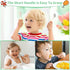 9 Pieces Toddler Utensils Set, Stainless Steel Fork and Spoon, Kid Safe Flatware for LunchBox