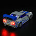 YEABRICKS LED Light for Lego-76917 Speed Fast 2 Furious Nissan Skyline GT-R Building Blocks Model