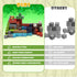 144PSC Set 6 7 8 9 Magnetic Building Block Toy - Stacking Construction to Cultivate STEM Skills for Boys and Girls