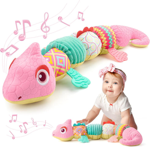 AWOTOY Baby Toys Sensory Musical Stuffed Animal Activity Soft Infant Toys 0-6-12 Month