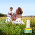 Badger Baby Oil, 100% Organic Ingredients, 4 fl oz Glass Bottle, Soothing Vegan Baby Oil