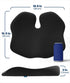 Everlasting Comfort Car Seat Cushion for Driving - Orthopedic Car Cushion for Office, Travel, Gaming Chair Memory Foam